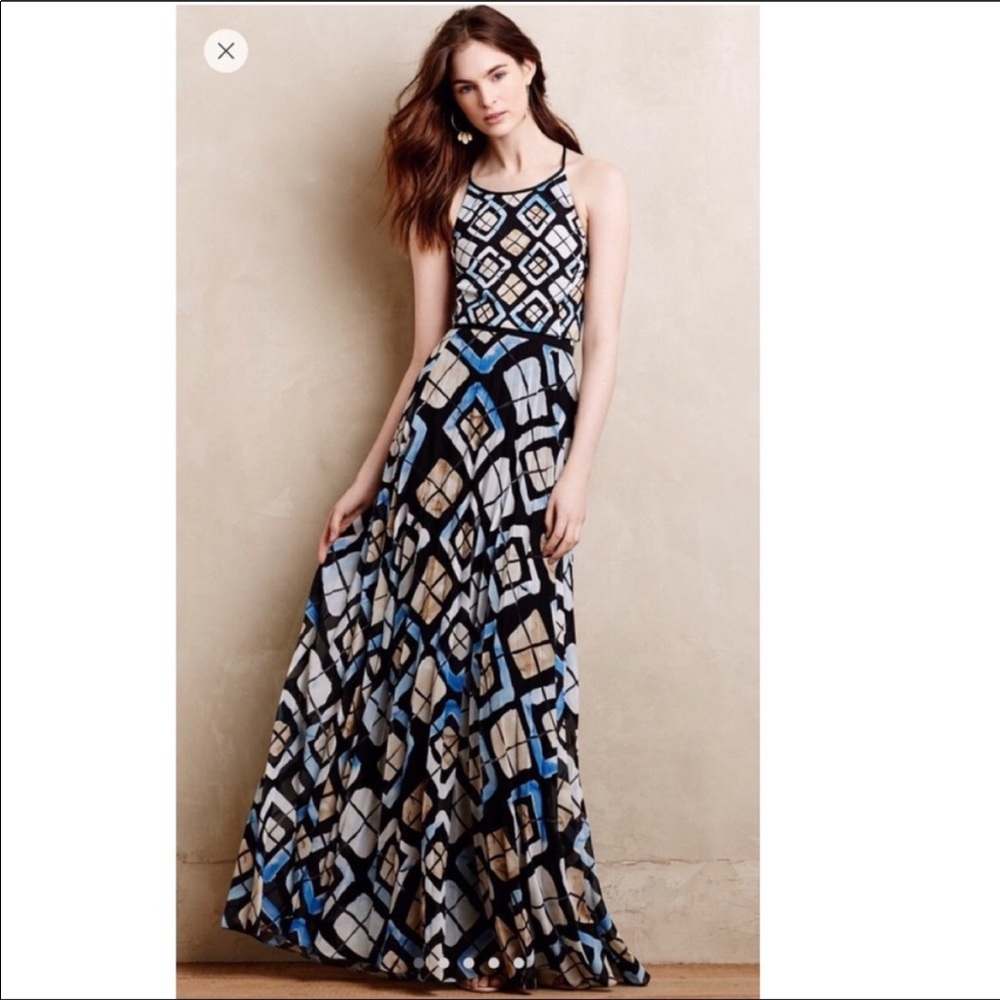 Anthro Sachin + Babi Marisol maxi dress